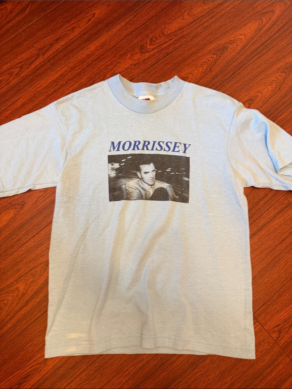 Morrissey Pale Blue Short Sleeve Graphic Tee